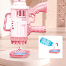 32 Holes Bazooka Bubble Machine Electric Children's Toy Gatling Bubble Gun Automatic Porous