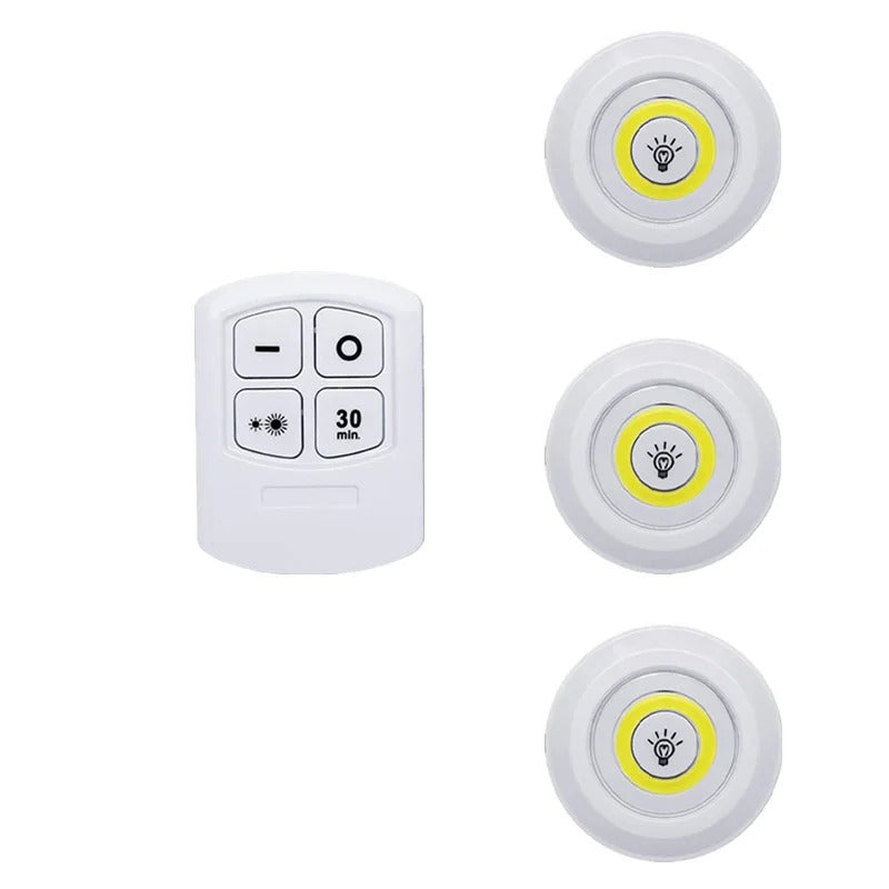 Tap LED Light with Remote Control – Multifunctional & Easy-to-Install