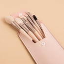 Travel Portable 8 Mini Makeup Brush Set