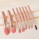 Travel Portable 8 Mini Makeup Brush Set