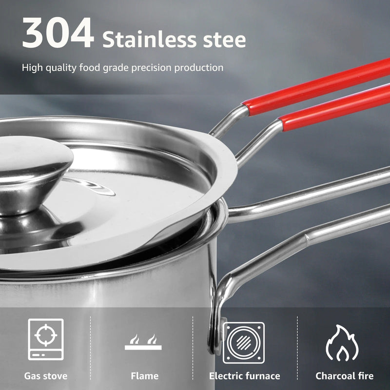Stainless Steel Deep Frying Pot – Perfect for Crispy & Flavorful Cooking