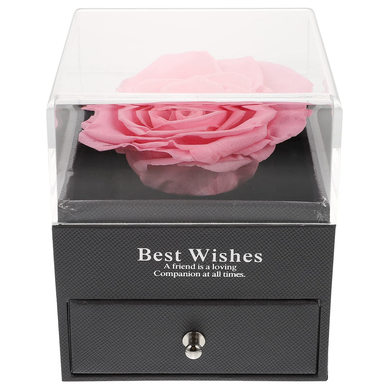 Best Wishes Flower Ring Holder Box – Premium Gift Set