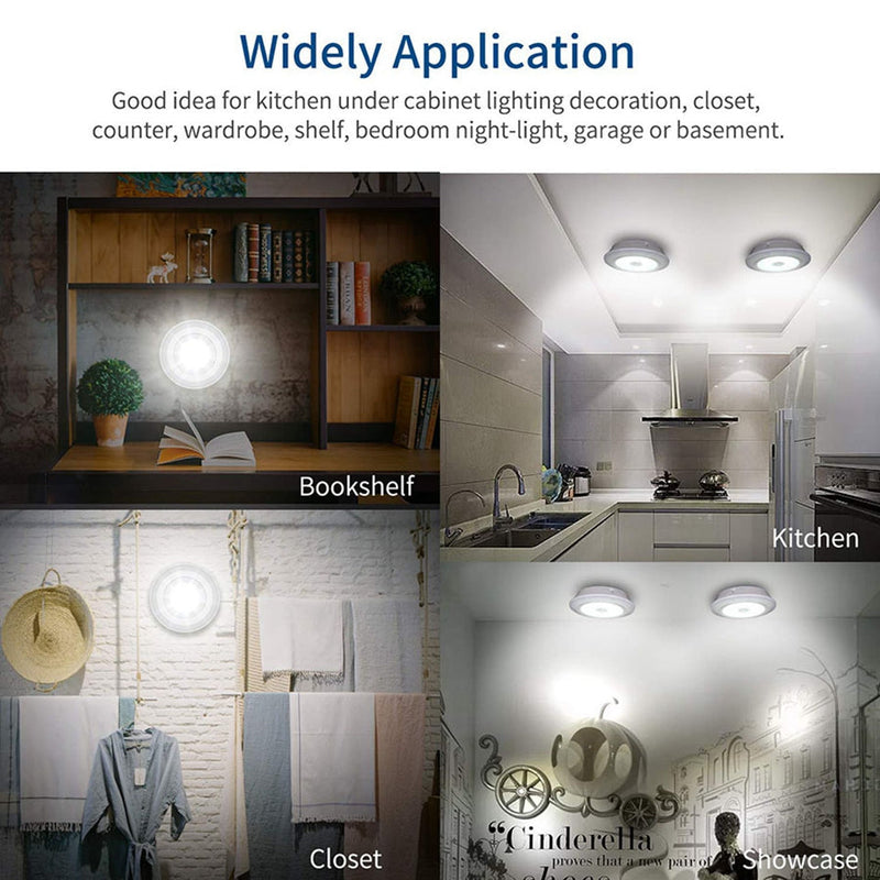 Tap LED Light with Remote Control – Multifunctional & Easy-to-Install