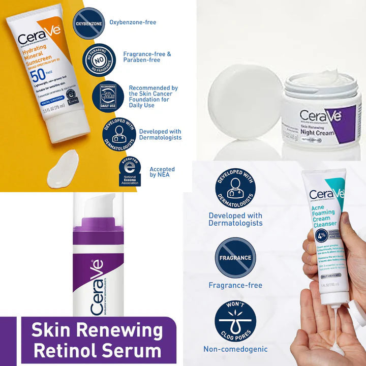 Discover the CeraVe 4-in-1 Skincare Kit – Your Gateway to Healthy, Radiant Skin!