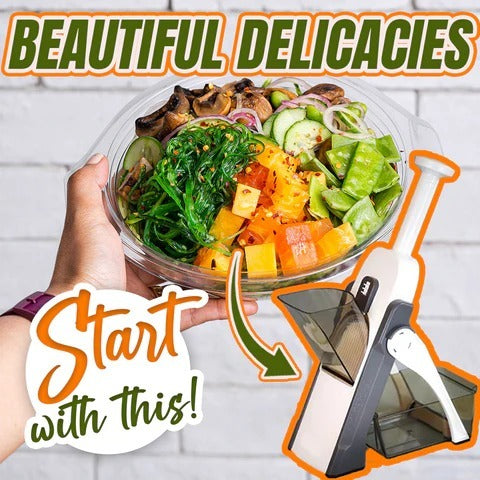 5 in-1 Multifunctional Mandolin Vegetable Slicer Cutter Food & Chopper