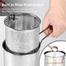 Stainless Steel Deep Frying Pot – Perfect for Crispy & Flavorful Cooking