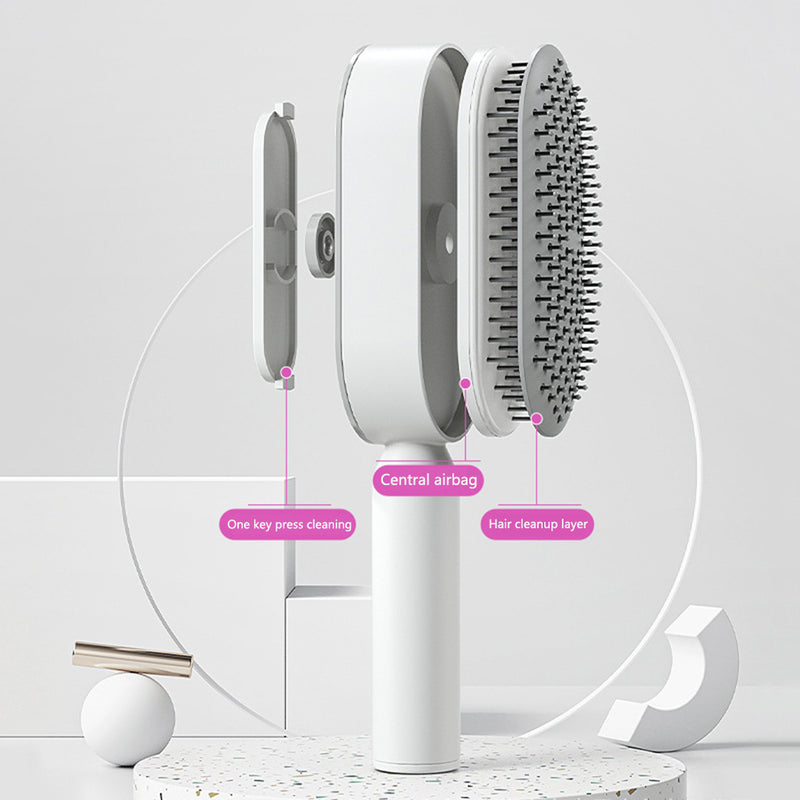 Self Cleaning Hair Brush For Women