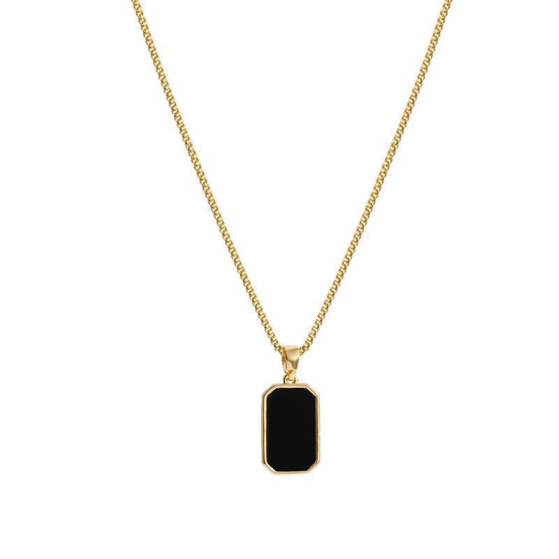 Rectangular Pendant Necklace Design for women