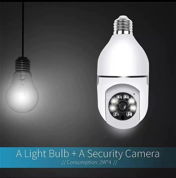 360° Wireless Camera bulb 1080p